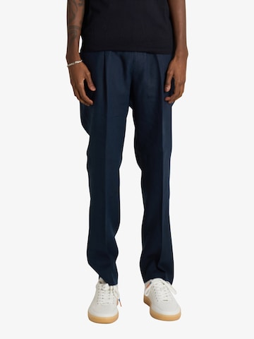 Regular Pantalon à pince SSEINSE en bleu : devant