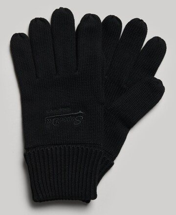 Superdry Handschuhe in Schwarz: Vorderseite