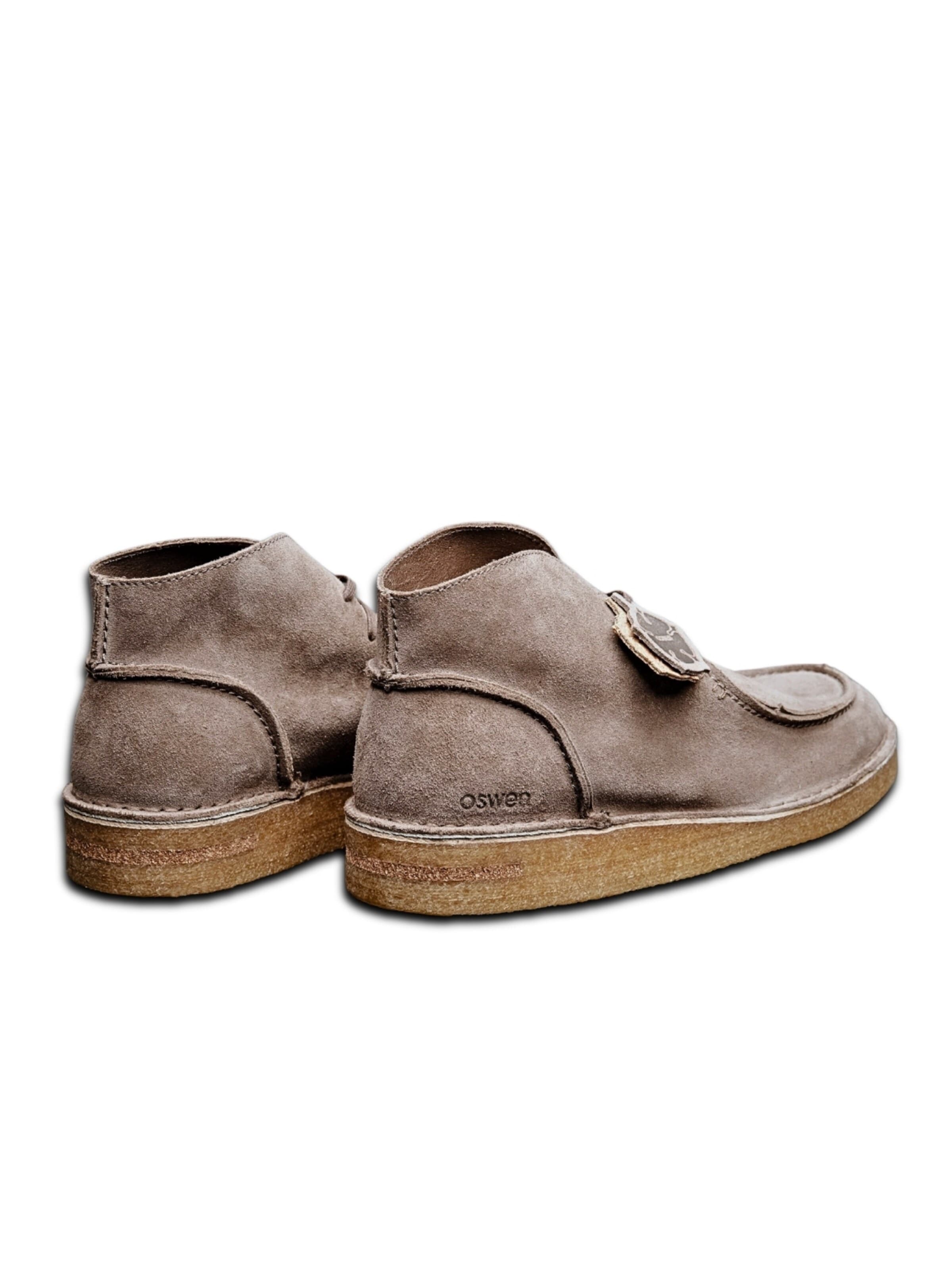 Bottes à lacets 'Ewaldi Suede Boot' oswen en gris