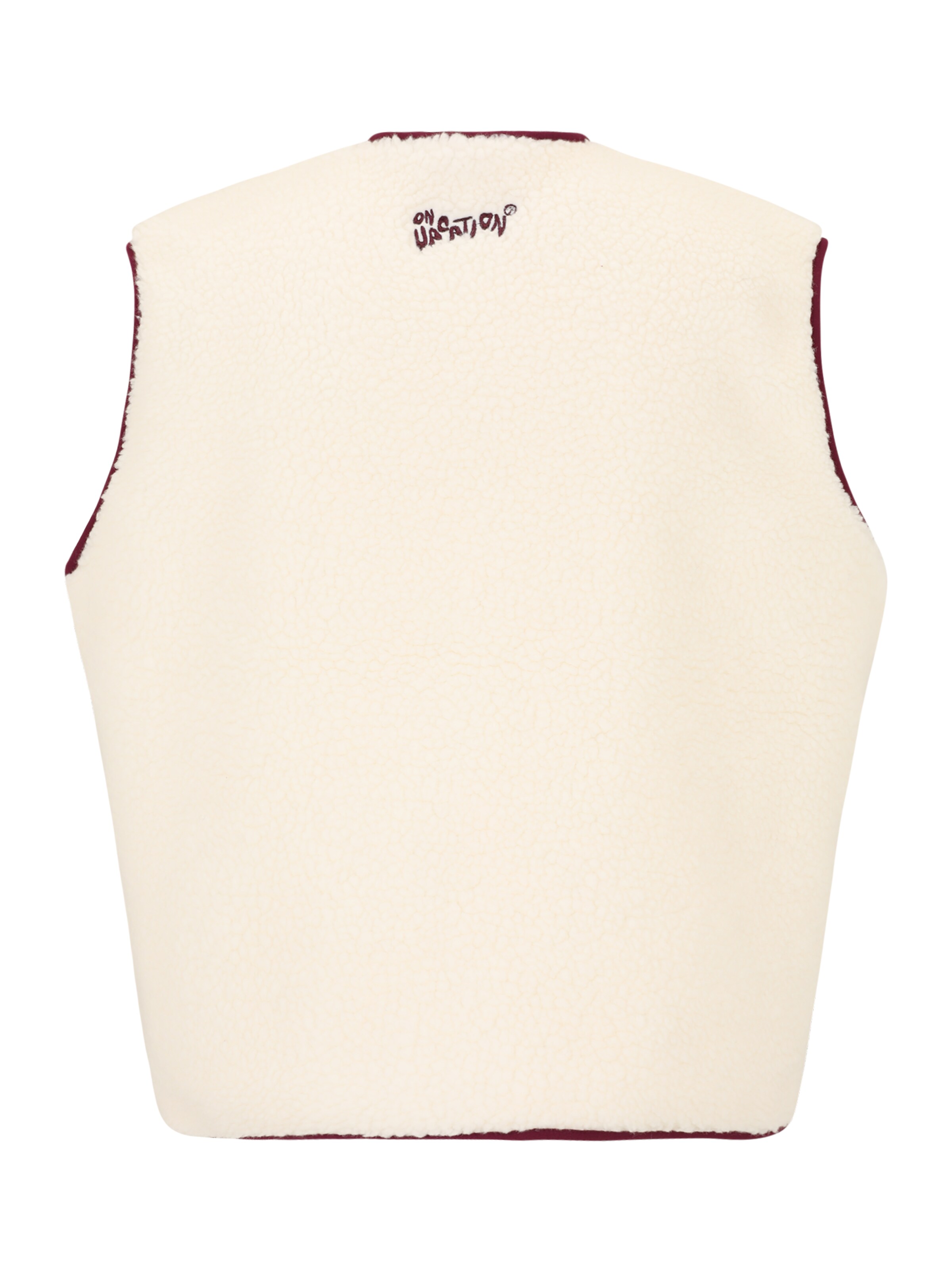 On Vacation Weste 'Wanderlust' in Beige