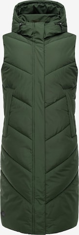 Ragwear Bodywarmer 'Suminka' in Groen: voorkant