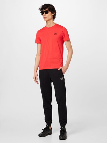 EA7 Emporio Armani Tapered Broek in Zwart