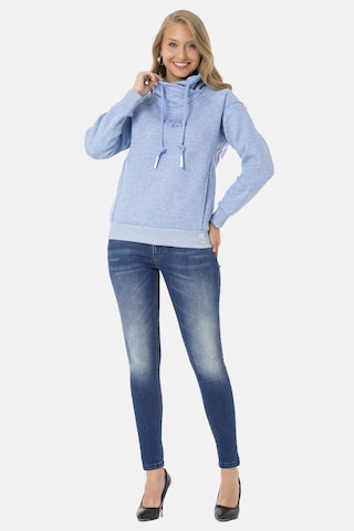 Sweat-shirt CIPO & BAXX en bleu : devant
