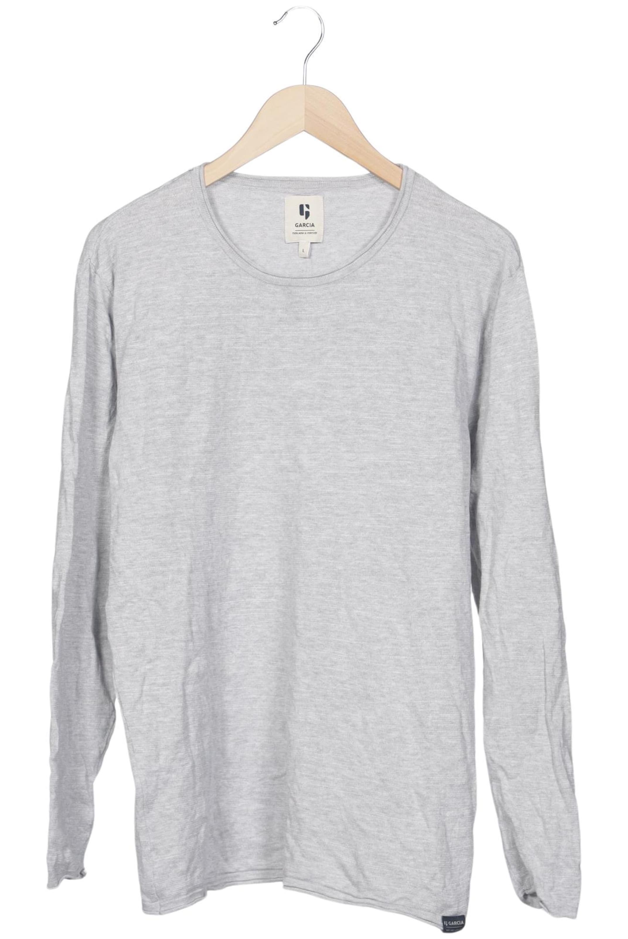 GARCIA Pullover L in Grau: Vorderseite