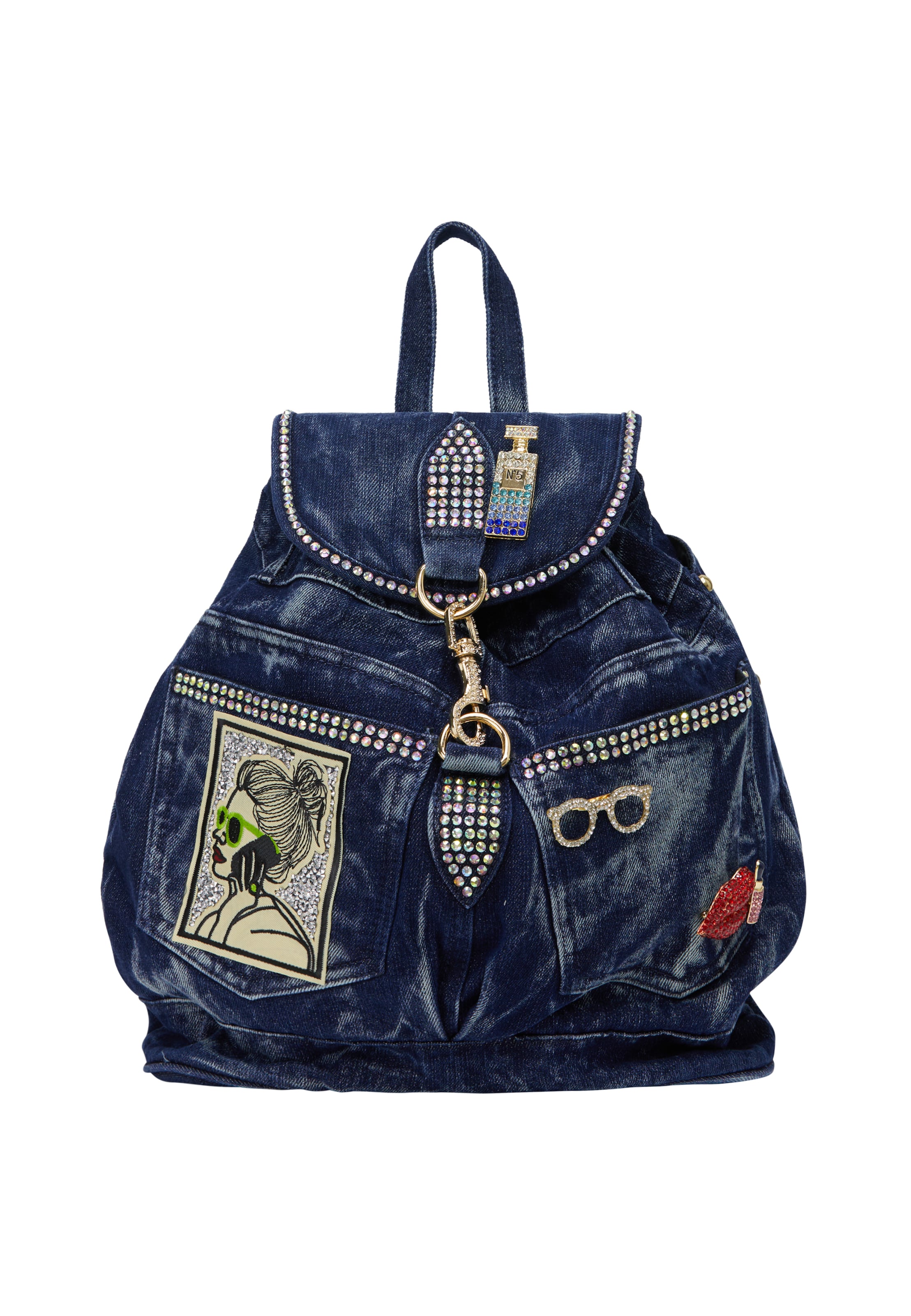 nelice Reppu värissä sininen: etupuoli