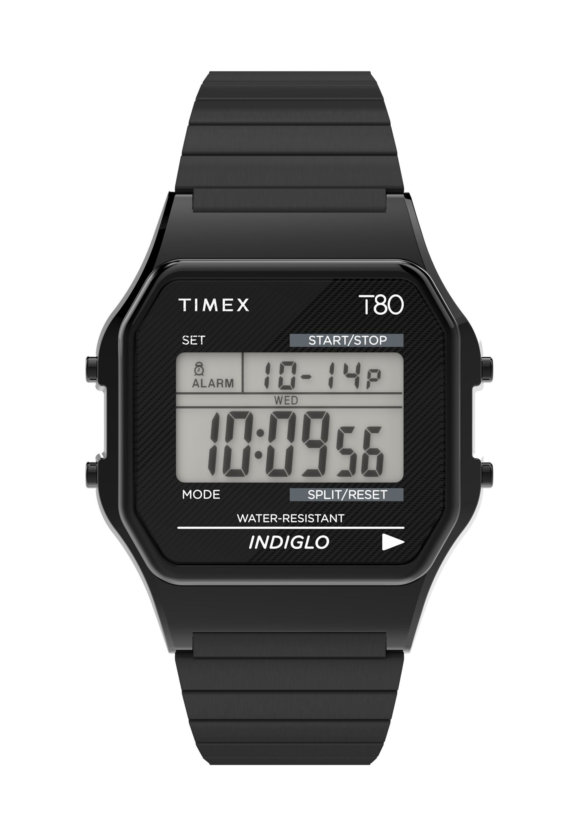 TIMEX Digital watch ' T80' in Black: front
