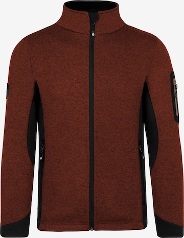 normani Athletic Fleece Jacket 'Wapusk' in Red: front