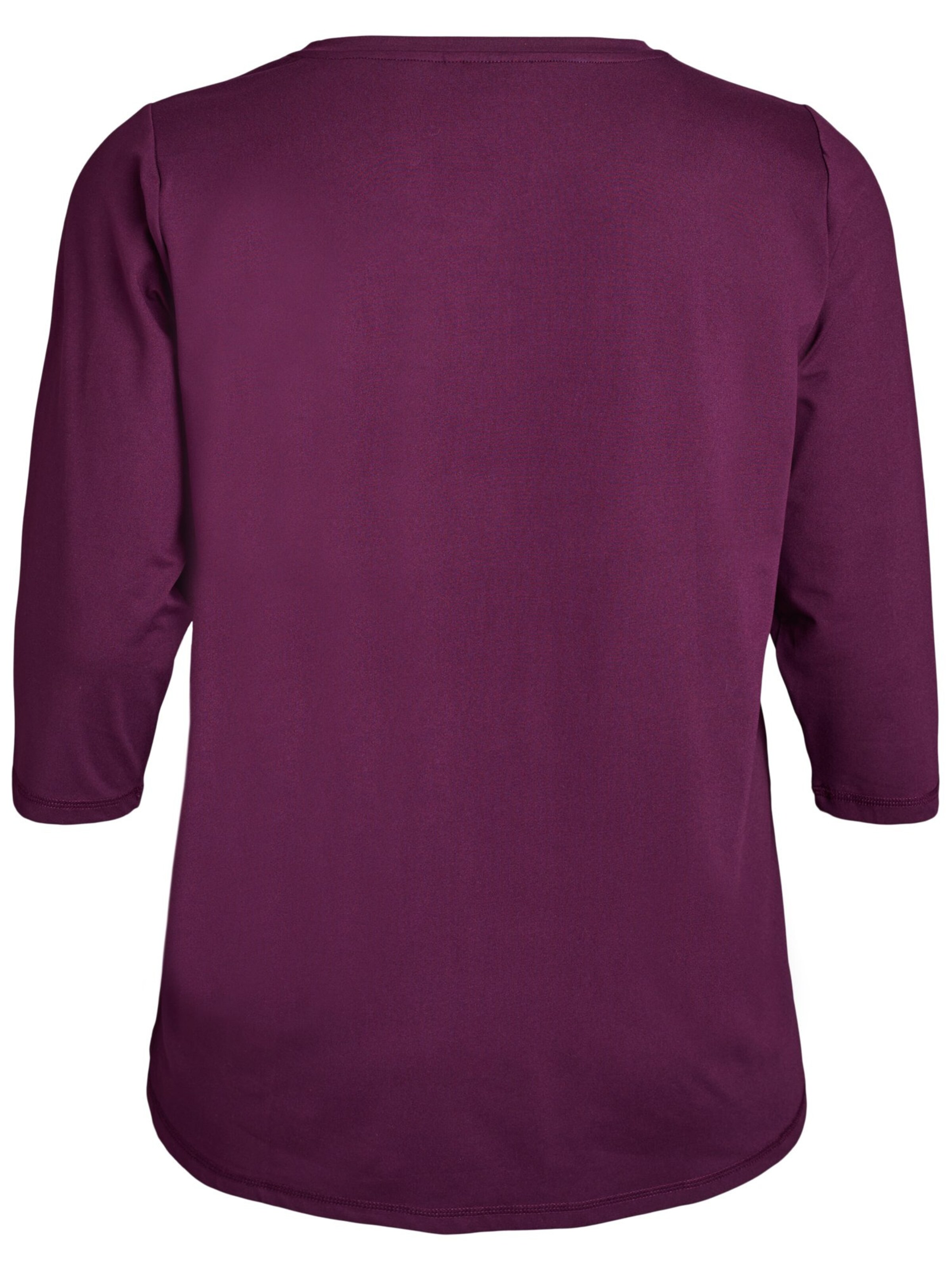 Active by Zizzi Funkcionalna majica 'ABASIC ONE' | vijolična barva