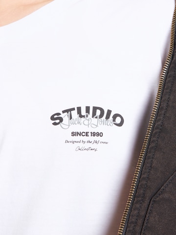 JACK & JONES Shirt 'JJYUKI' in Grey