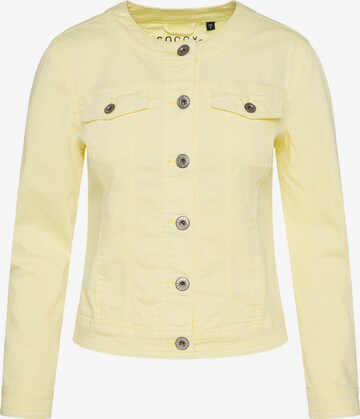 Soccx Between-Season Jacket 'JE:SSY' in Yellow: front