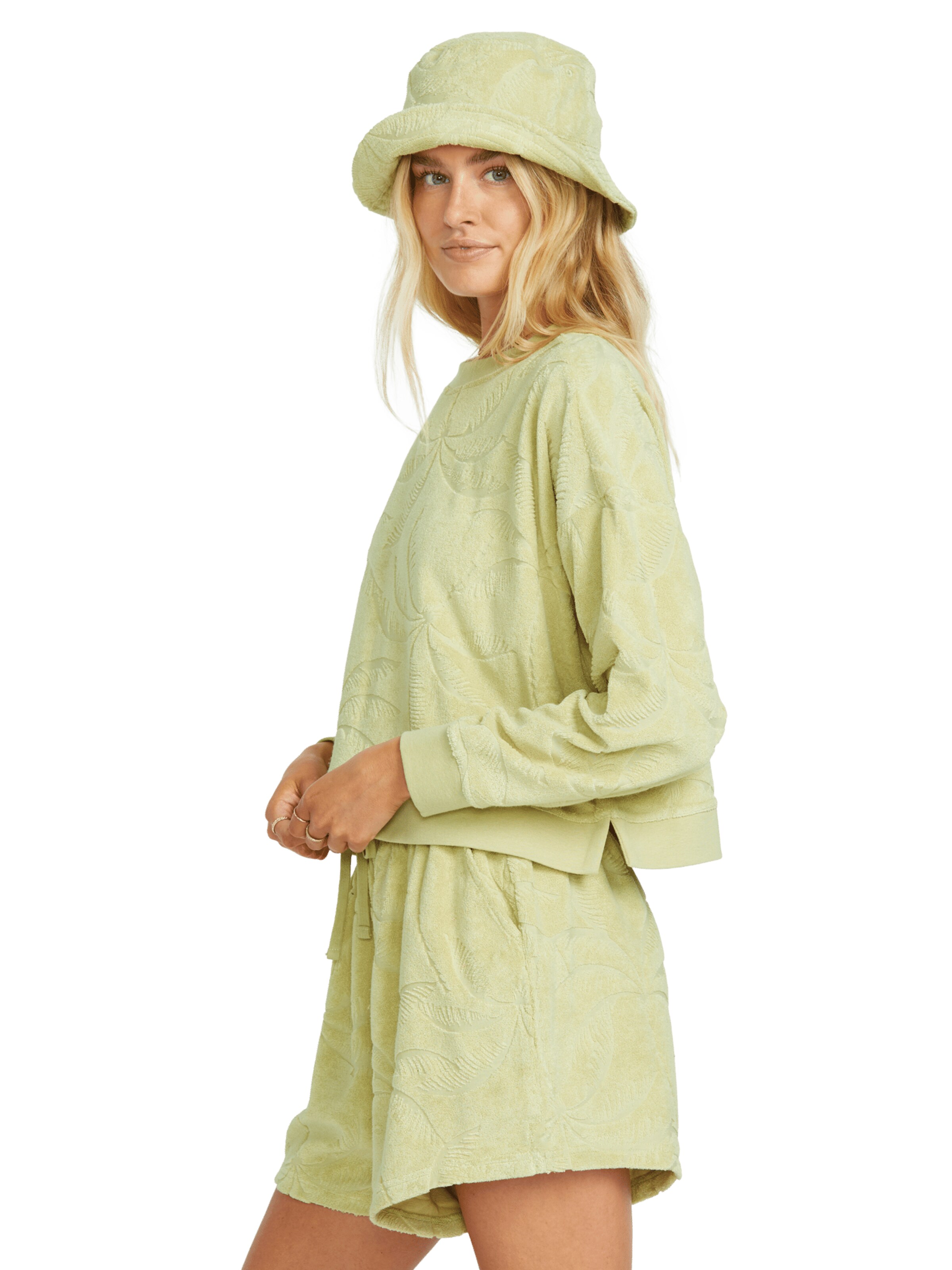 BILLABONG Sweatshirt 'Sun Tempo' in Grün