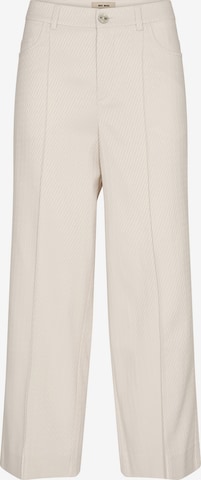 MOS MOSH Wide Leg Hose in Beige: predná strana