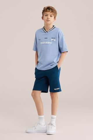 WE Fashion Футболка в Синий