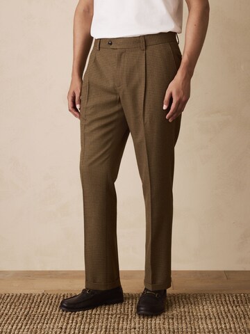 Next Slim fit Trousers with creases in Brown