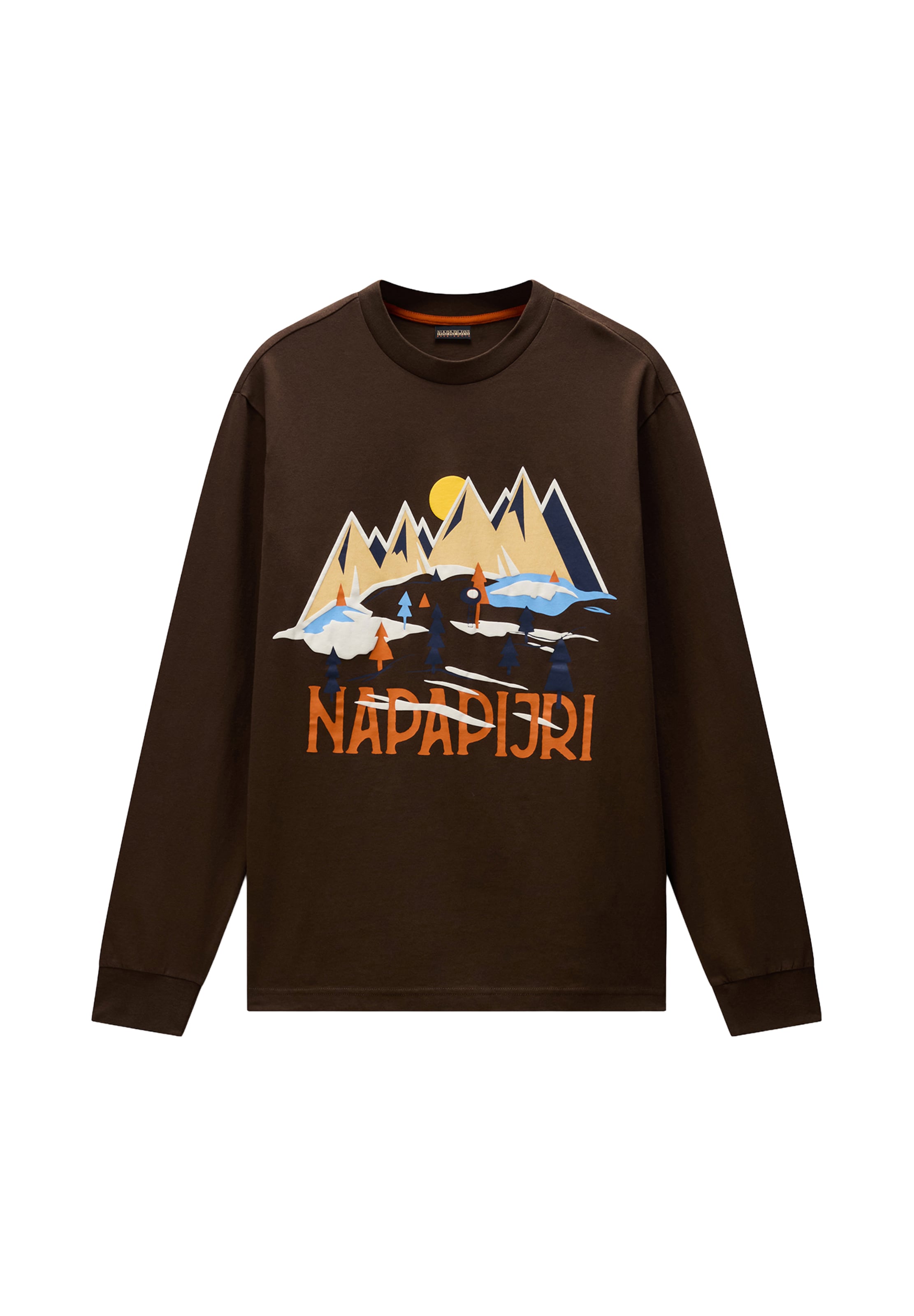 NAPAPIJRI Shirt in Brown: front
