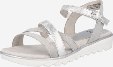 JANA Strap Sandals in Grey: front