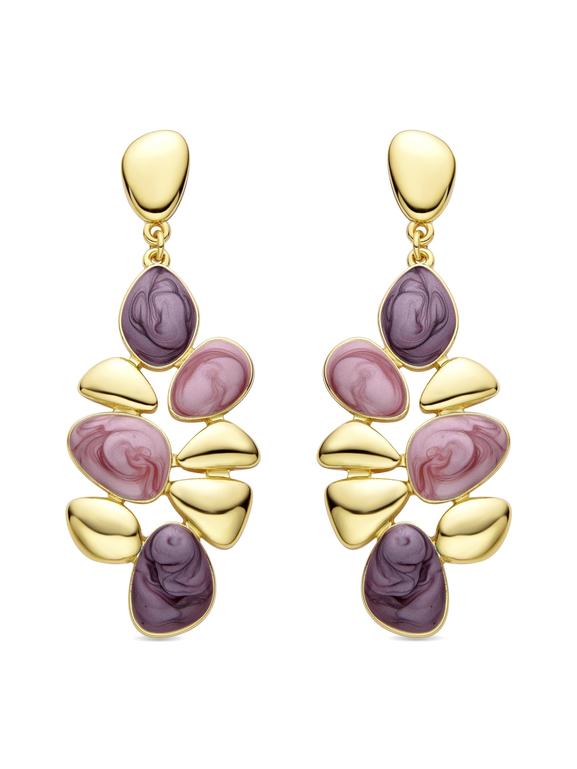 Luxenter Ohrringe 'Nortul'‌‌‌‌‌ in Mischfarben: Vorderseite