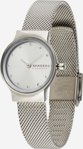 Montre à affichage analogique SKAGEN en argent : devant