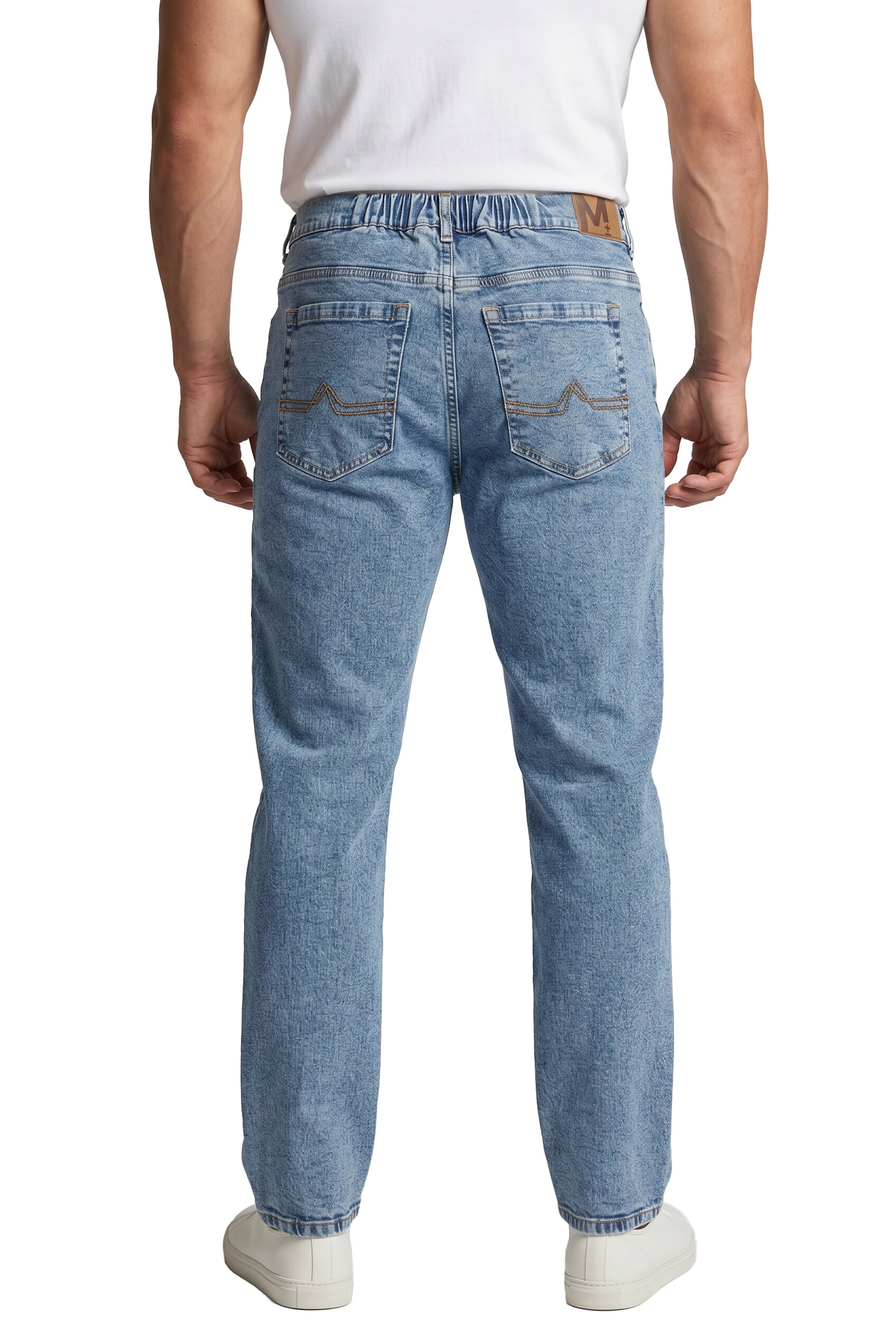 Men Plus Loose fit Jeans in Blue