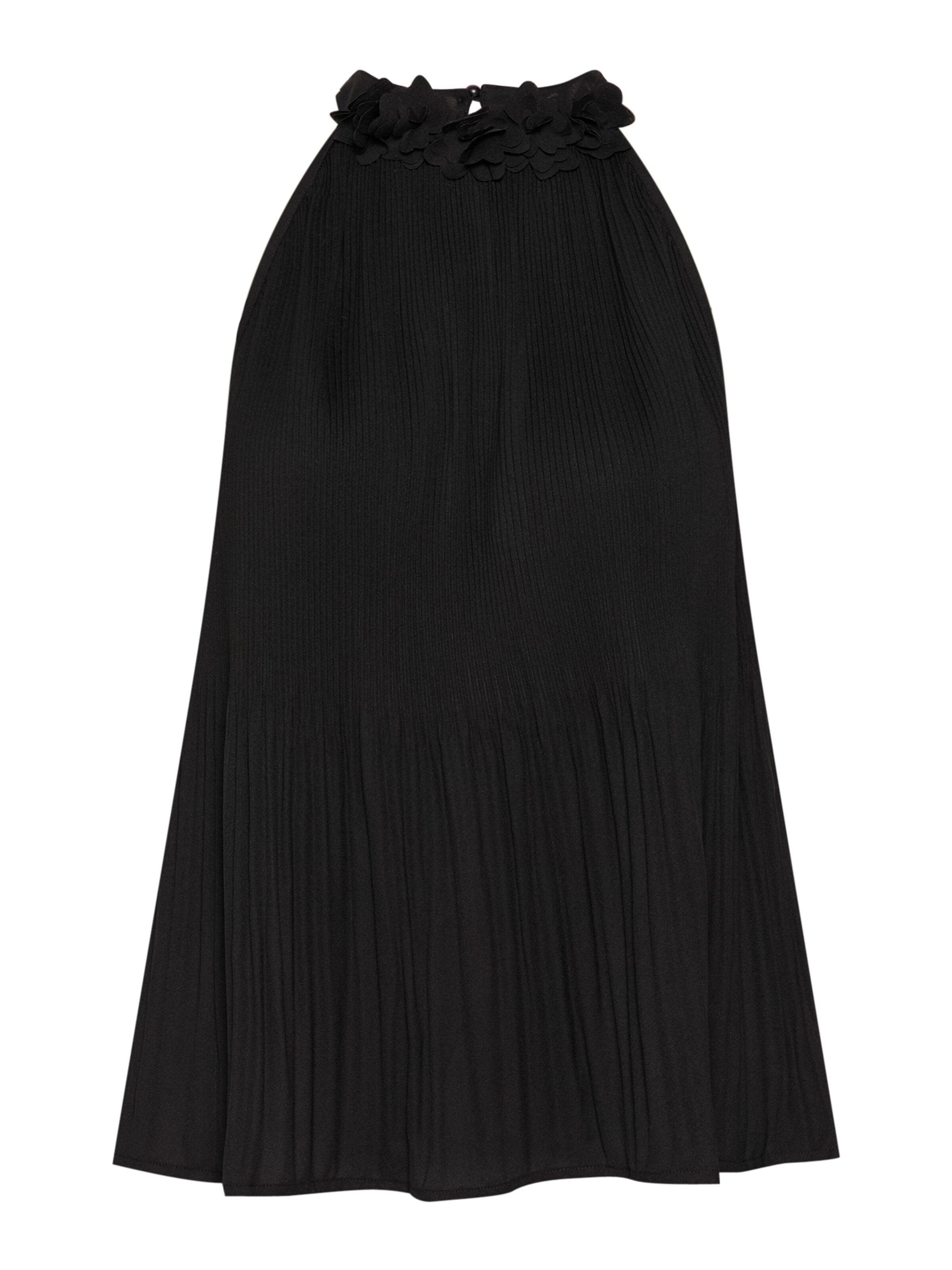 Cream Blouse 'Bellah' in Black: front