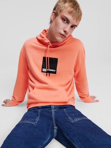 KARL LAGERFELD JEANS Sweatshirt in Orange