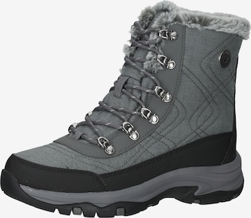 SKECHERS Snowboots in Grijs: voorkant