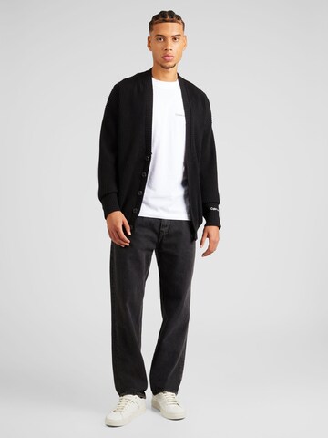 Calvin Klein Jeans Štandardný strih Džínsy '90'S STRAIGHT' - Čierna