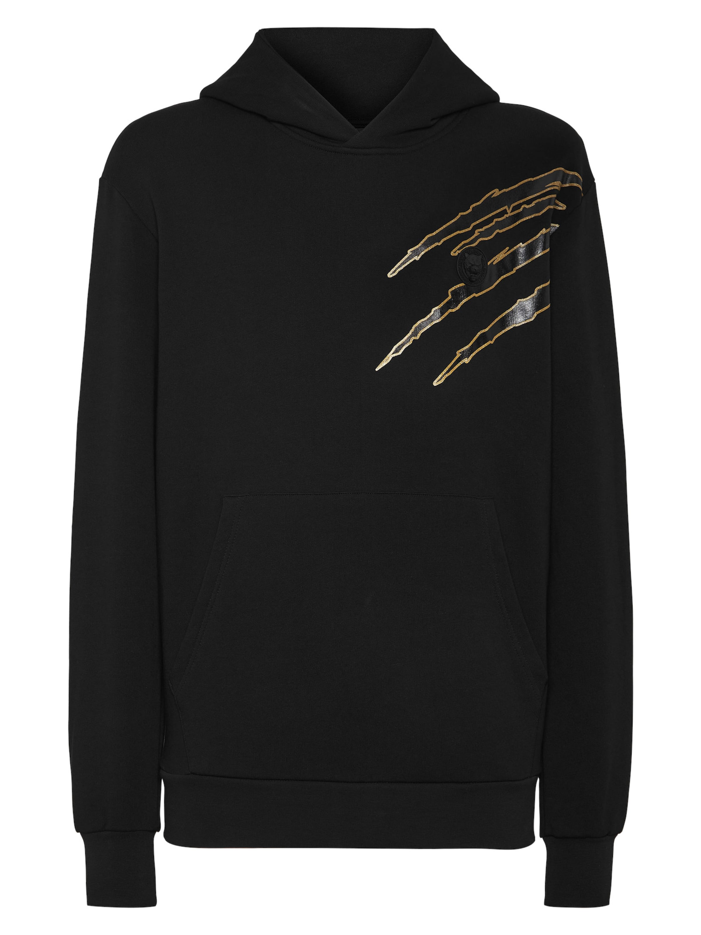 Plein Sport Sweatshirt 'Scratch' in Black: front