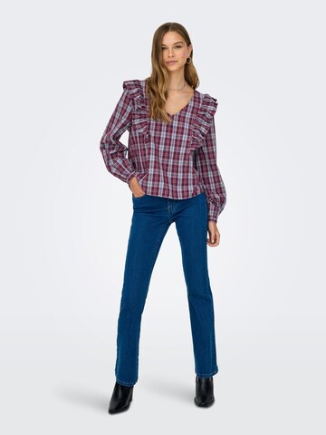 JDY Blouse 'JDYDolly' in Lila