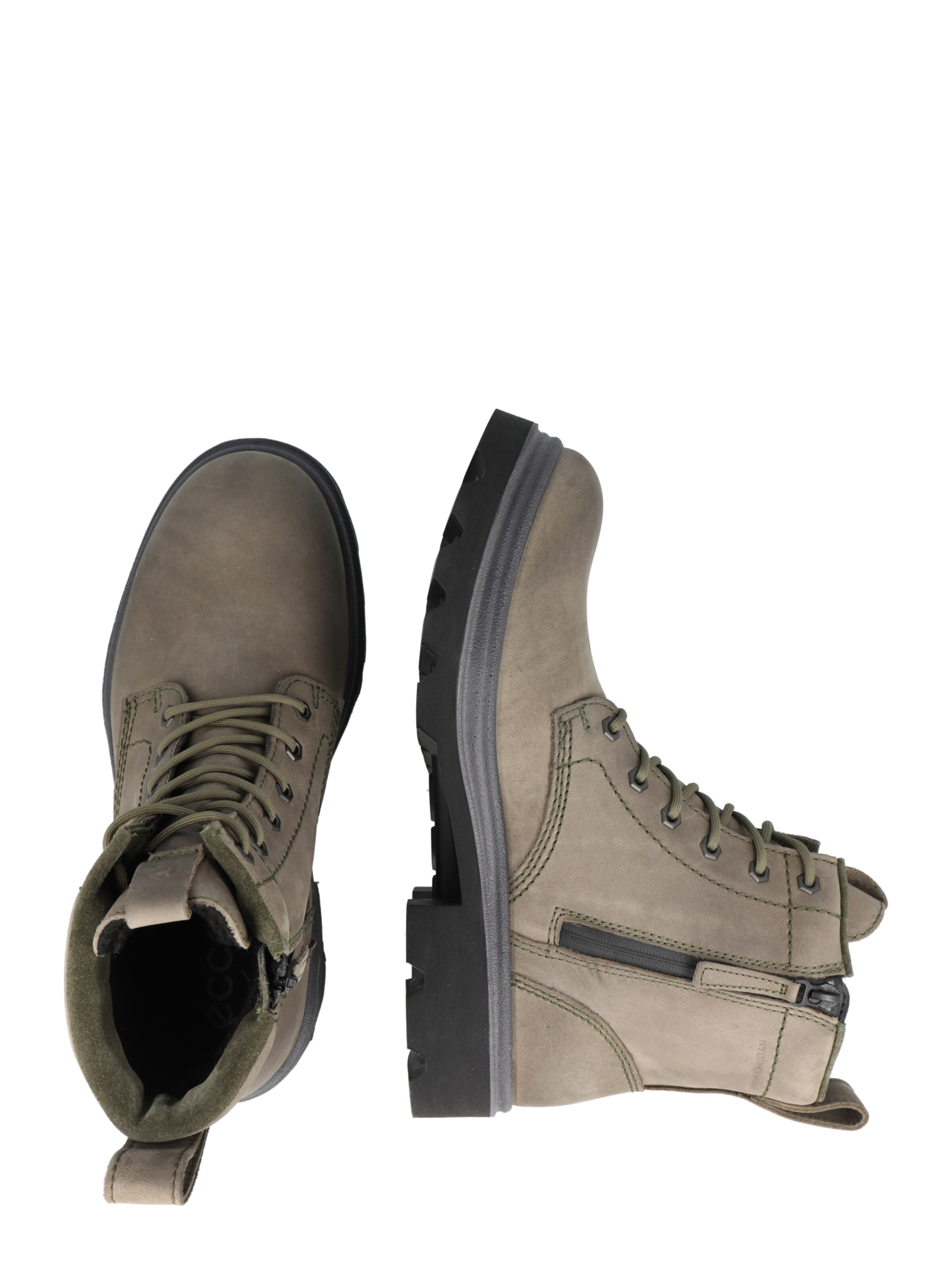 ECCO Ботинки на шнуровке в Серый