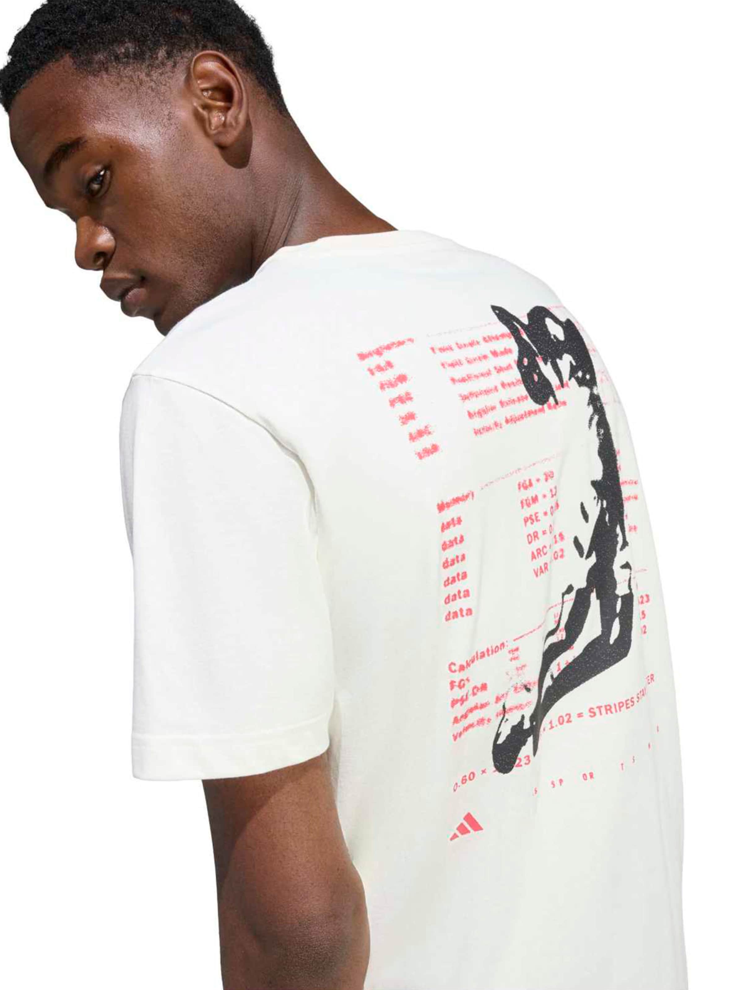 ADIDAS SPORTSWEAR Funktionsskjorte 'ANX' i hvid