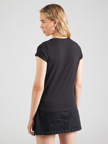 T-shirt Pepe Jeans en noir : derrière