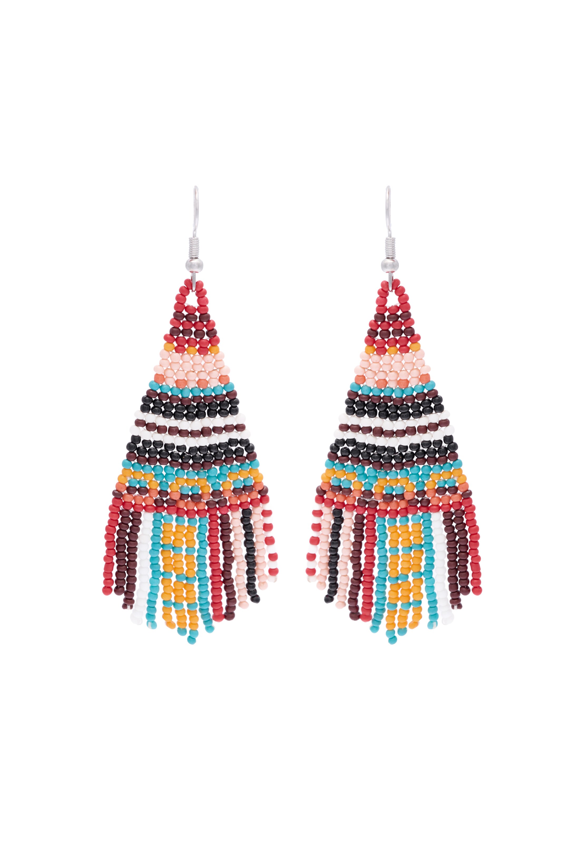 Boucles d'oreilles usha FESTIVAL en mélange de couleurs : devant