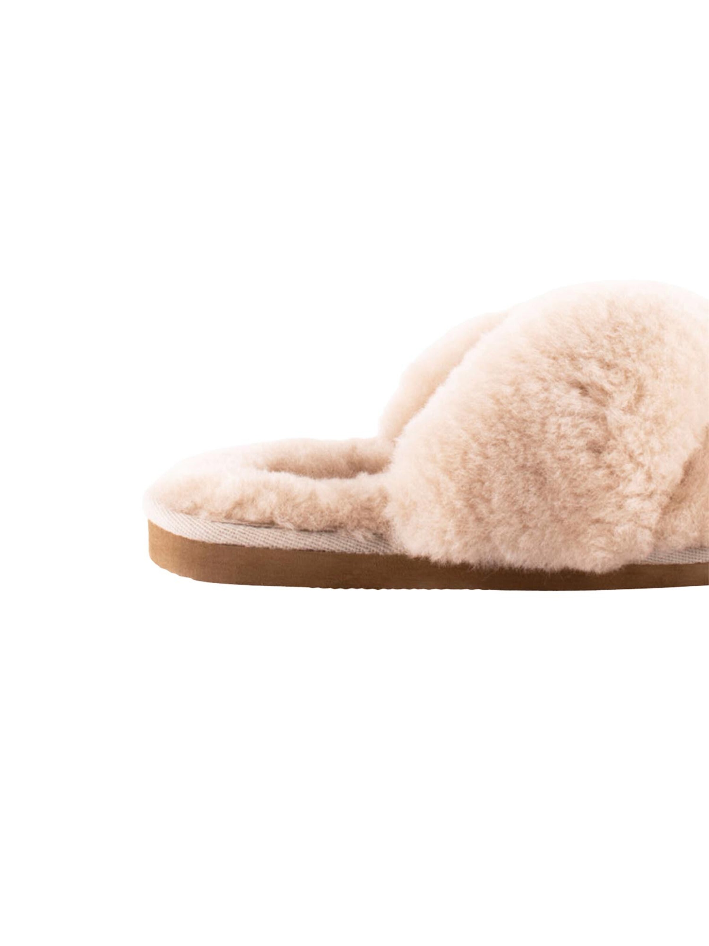 SHEPHERD Slippers 'Lovisa' in Beige