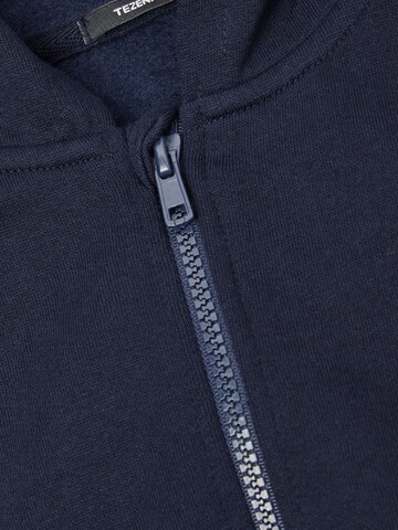 Tezenis Zip-Up Hoodie in Blue
