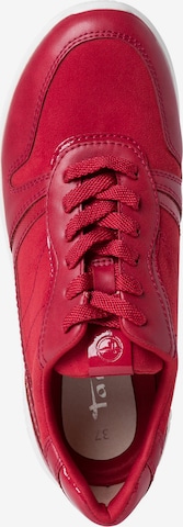 Baskets basses TAMARIS en rouge