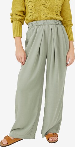 Loosefit Pantaloni de la Free People pe verde: față