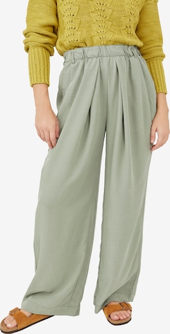 Loosefit Pantalon Free People en vert : devant