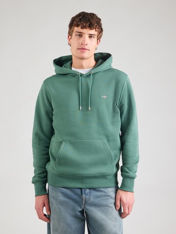 GANT Sweatshirt in Groen: voorkant
