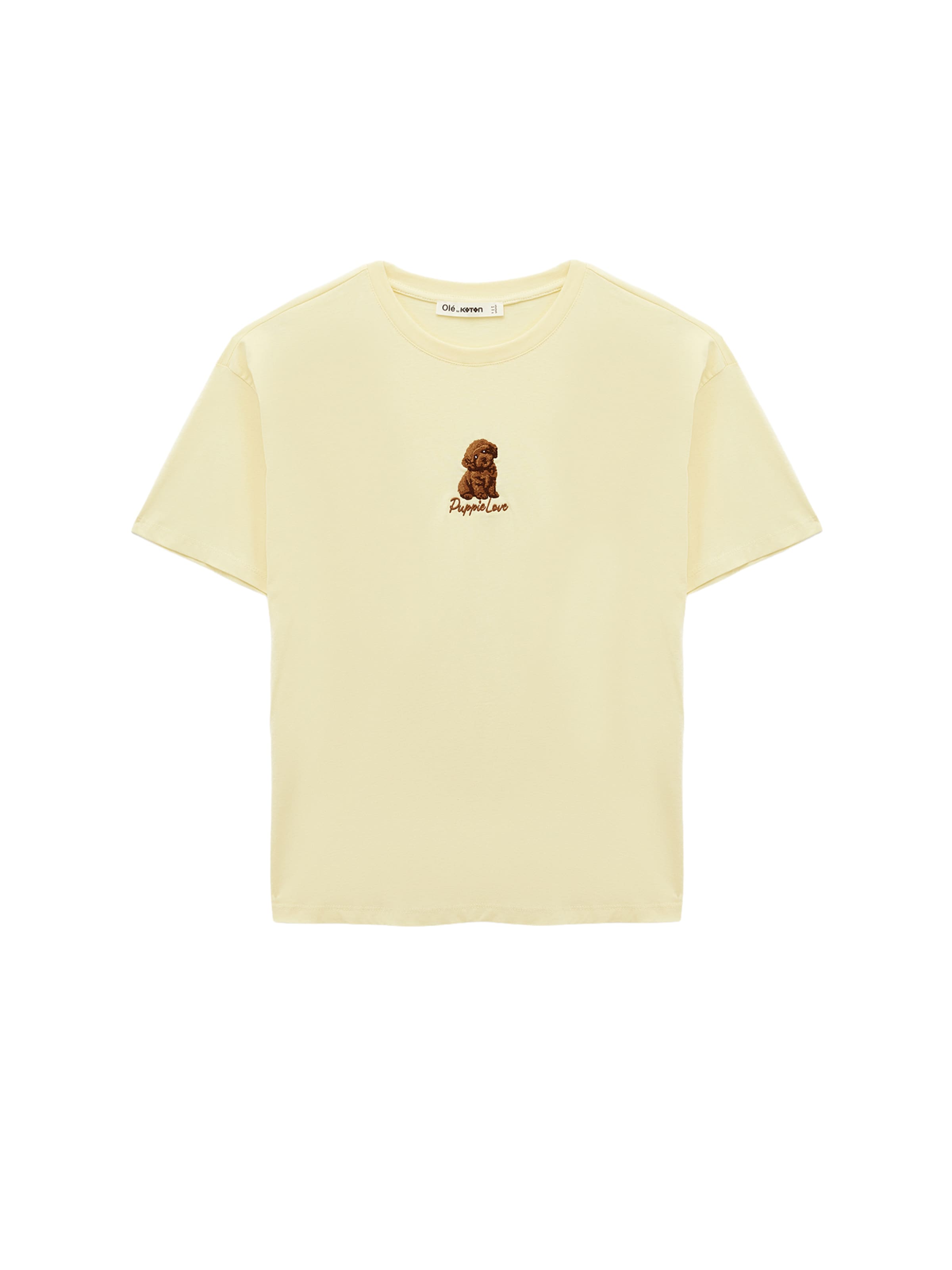 Koton T-Shirt in XXXL in karamell / hellgelb, Produktansicht