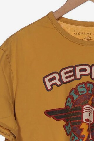 REPLAY T-Shirt XL in Gelb