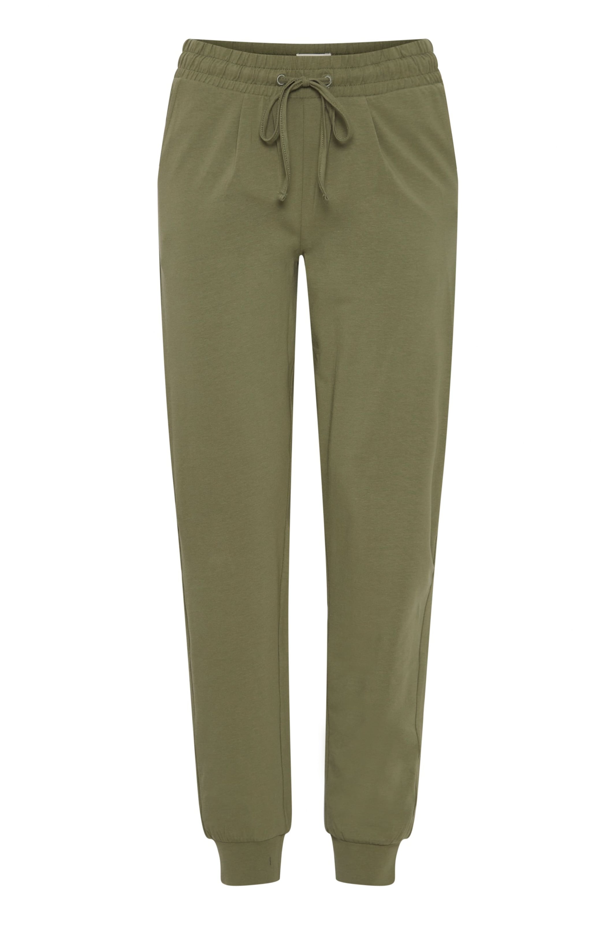 Tapered Pantaloni 'Oxodette' di Oxmo in verde: frontale