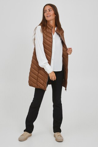 Fransa Vest 'FRBAPADDING 4' in Brown