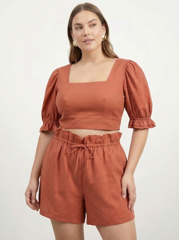 Haut CITA MAASS en orange : devant