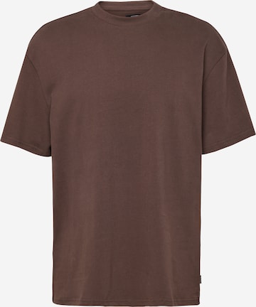 JACK & JONES Shirt 'HARVEY' in Brown: front