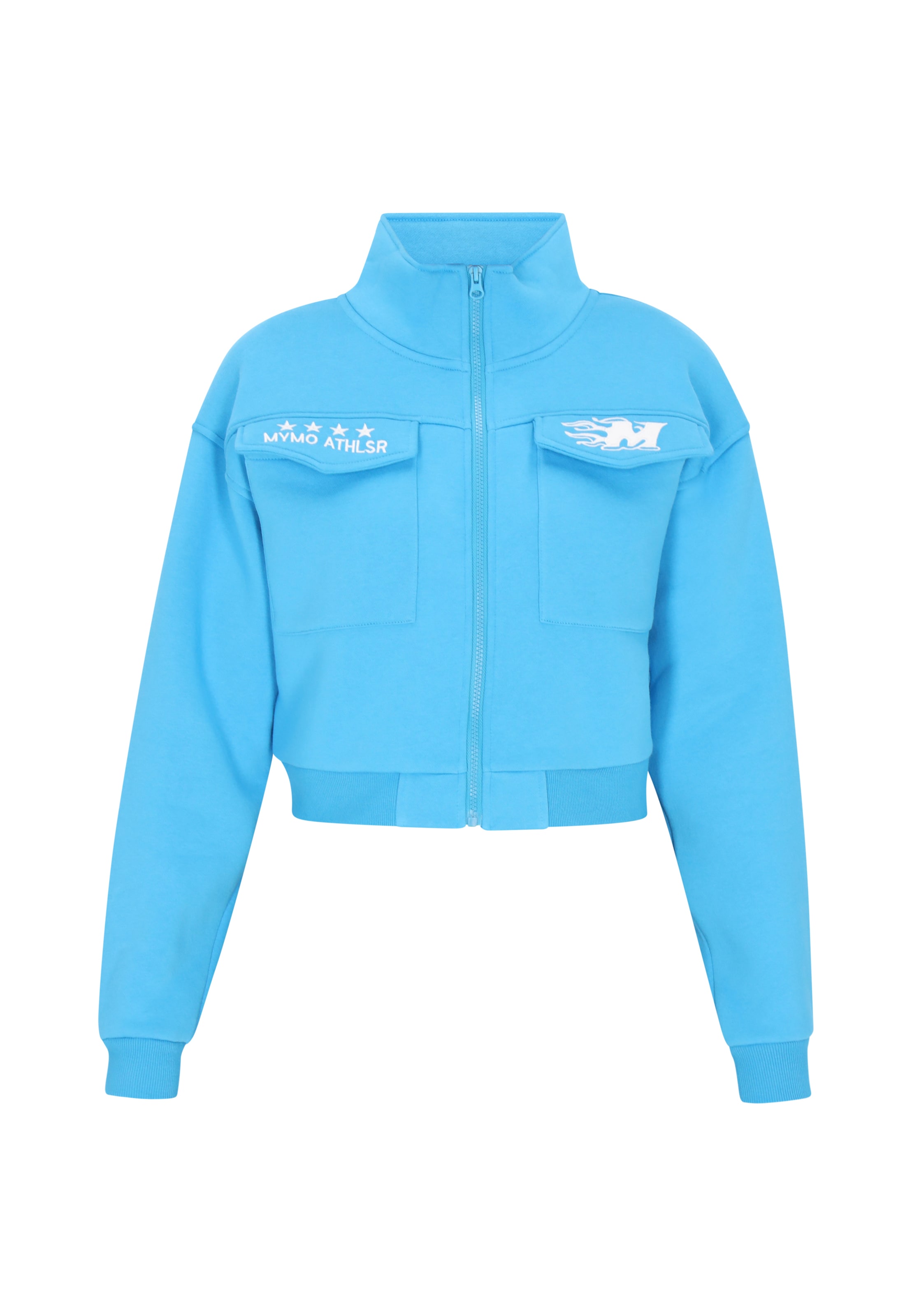 myMo ATHLSR - Casaco em moletão em azul: frente