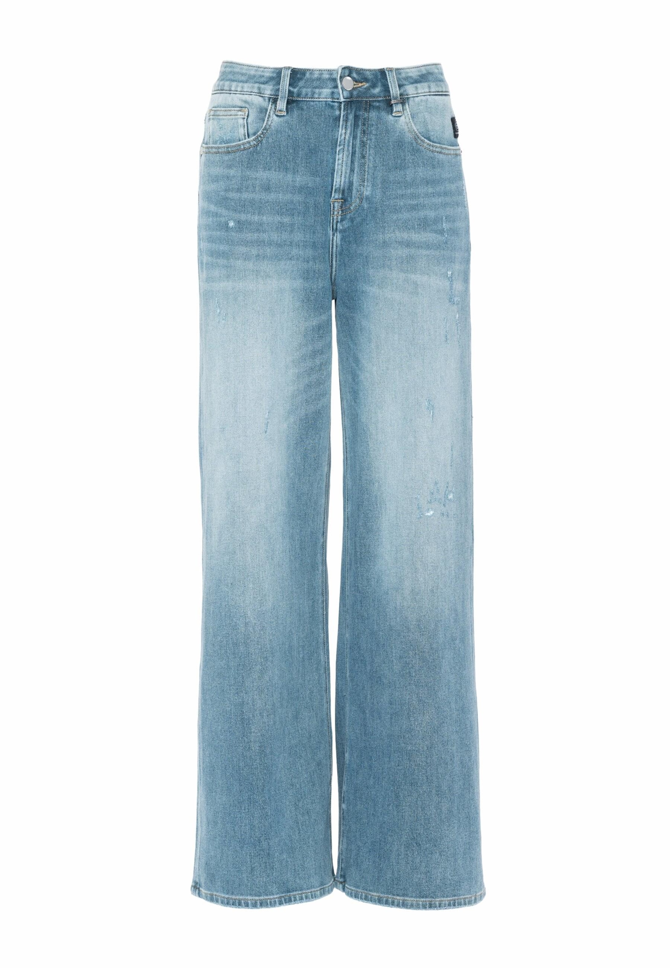 Wide leg Jeans 'Kalea' di Elias Rumelis in blu: frontale