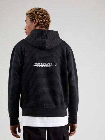 INDICODE JEANS Sweatjacke 'Fuego' in Schwarz