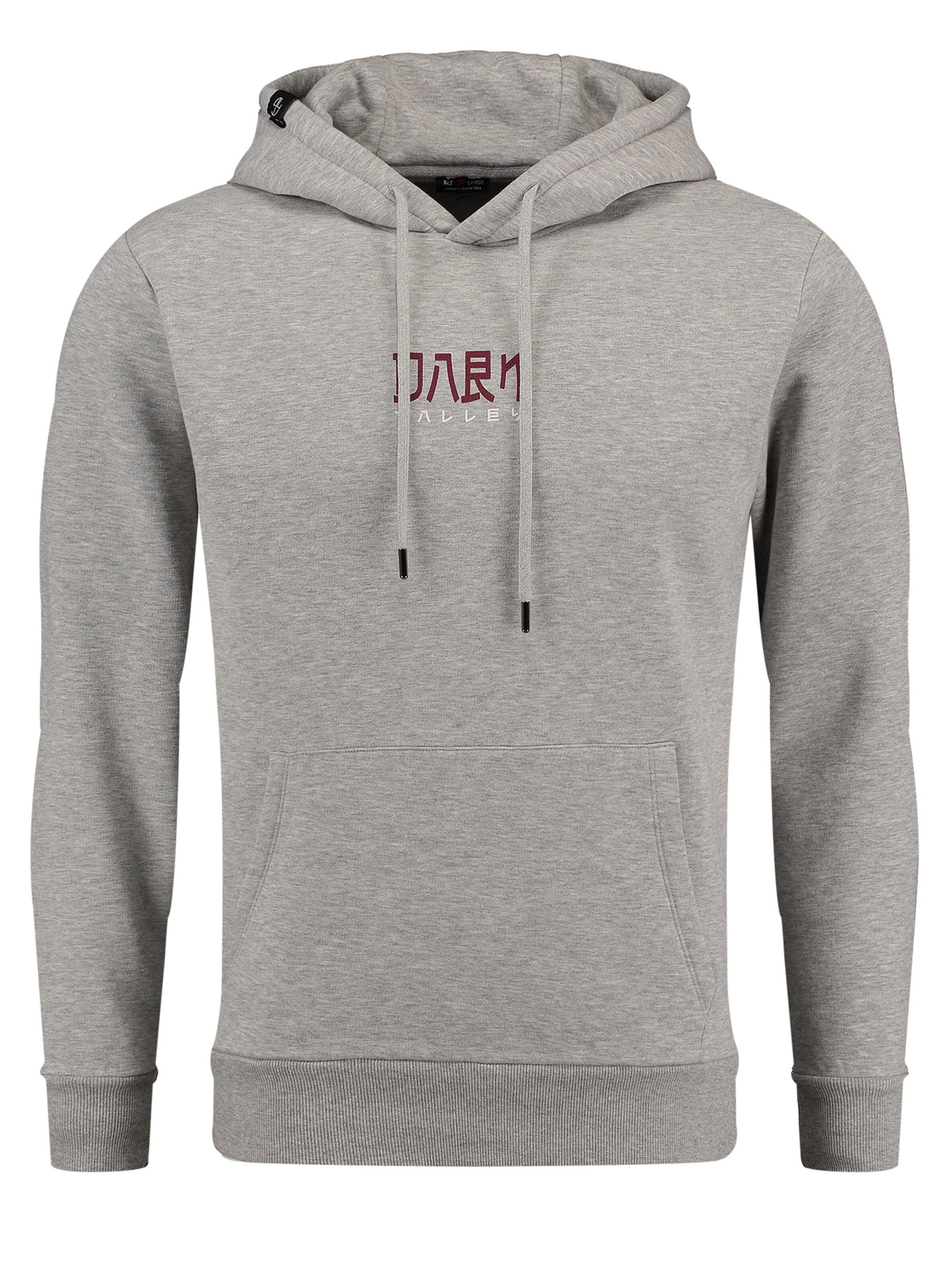 Key Largo Sweatshirt ' DARK VALLEY ' in Grey: front