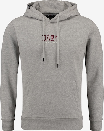 Key Largo Sweatshirt ' DARK VALLEY ' in Grey: front